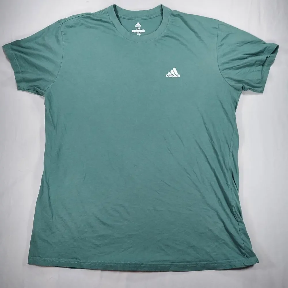 Adidas Golf Short Sleeve Green Tee T-Shirt Size 2XL Mens